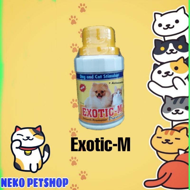 Exotic-M exotic m vitamin kucing vitamin anjing