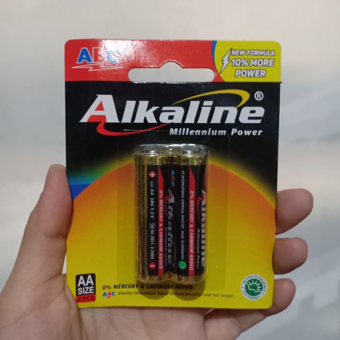 Baterai Alkaline A2 AA isi 2