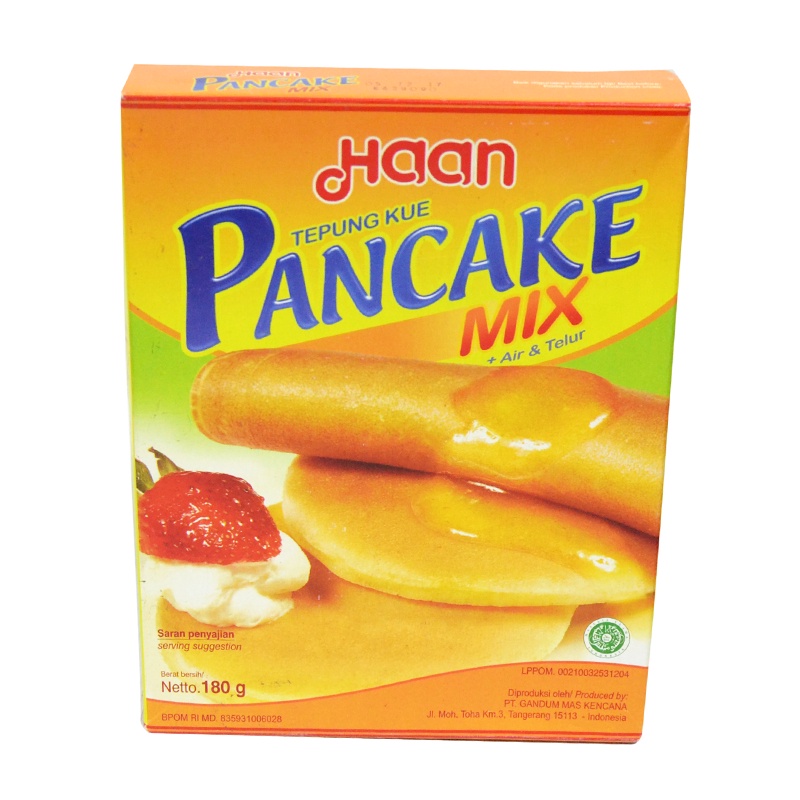 

Haan Pancake Mix Vanilla Ktk 180Gr