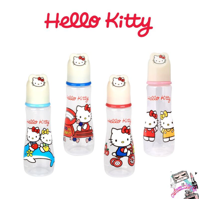 ☃Cutezz_Ching1☃Hello Kitty Regular Round Bottle Botol Susu Bayi Bunny