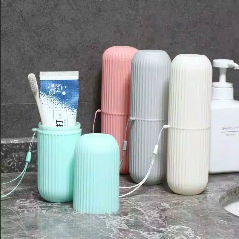 Tabung tempat sikat gigi portable minimalis TEMPAT SIKAT GIGI TRAVEL KOTAK SIKAT GIGI PASTA ODOL TOOTHBRUSH CASE PENYIMPANAN SIKAT GIGI PORTABLE  Tabung tempat sikat gigi portable minimalis