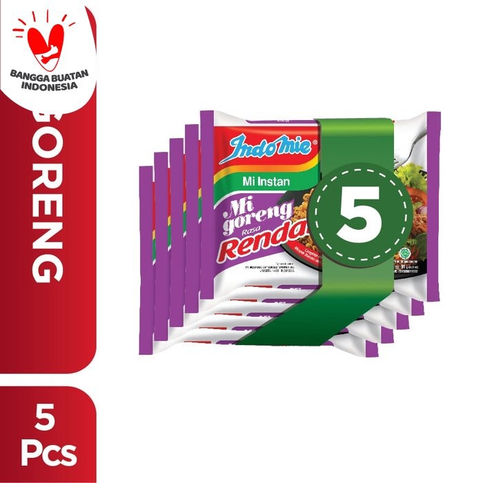 

Paket 5 Indomie Goreng Rendang