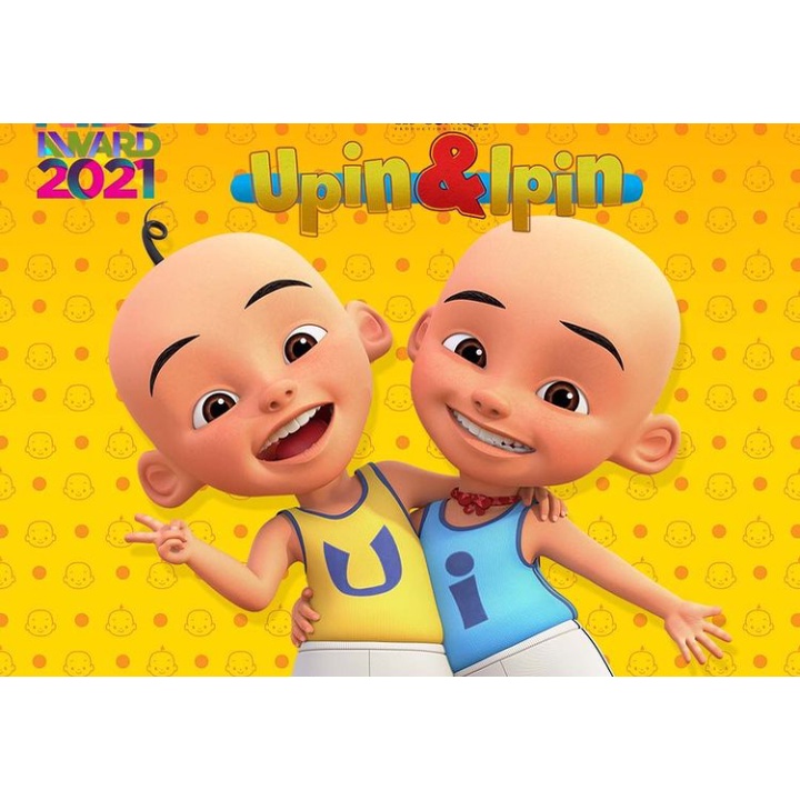 Upin Ipin Poster Full Warna A3+ HD Murah &amp; Bagus