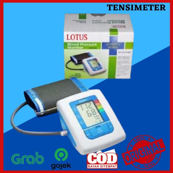 Cod Tensimeter Tensi Meter Digital Alat Cek Monitor Tekanan Darah Lotus