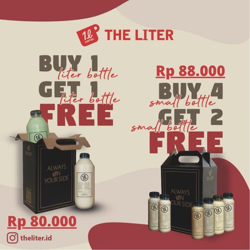 

[BUY 4 GET 2 FREE] Promo Paket 6 Botol 250 ml Rp 88.000