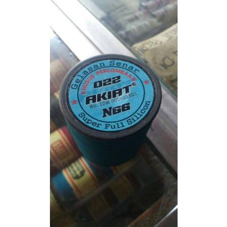 Gelasan Akiat 0.22 N66 Super Full Silicone Khusus Perlombaan
