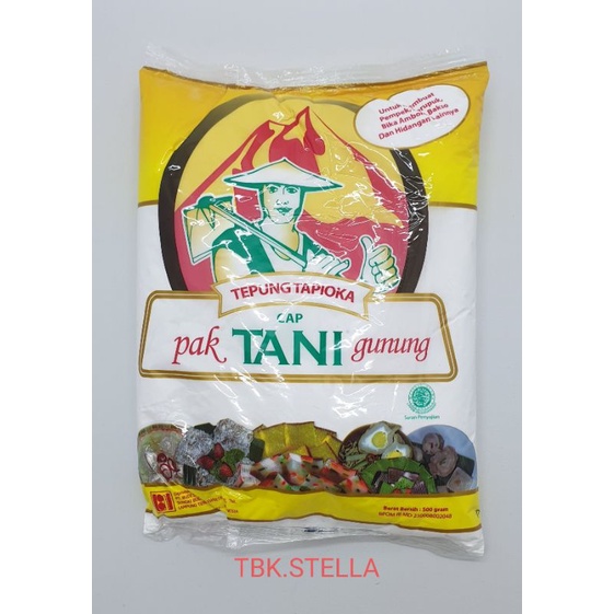

TEPUNG TAPIOKA CAP TANI GUNUNG 500 GR