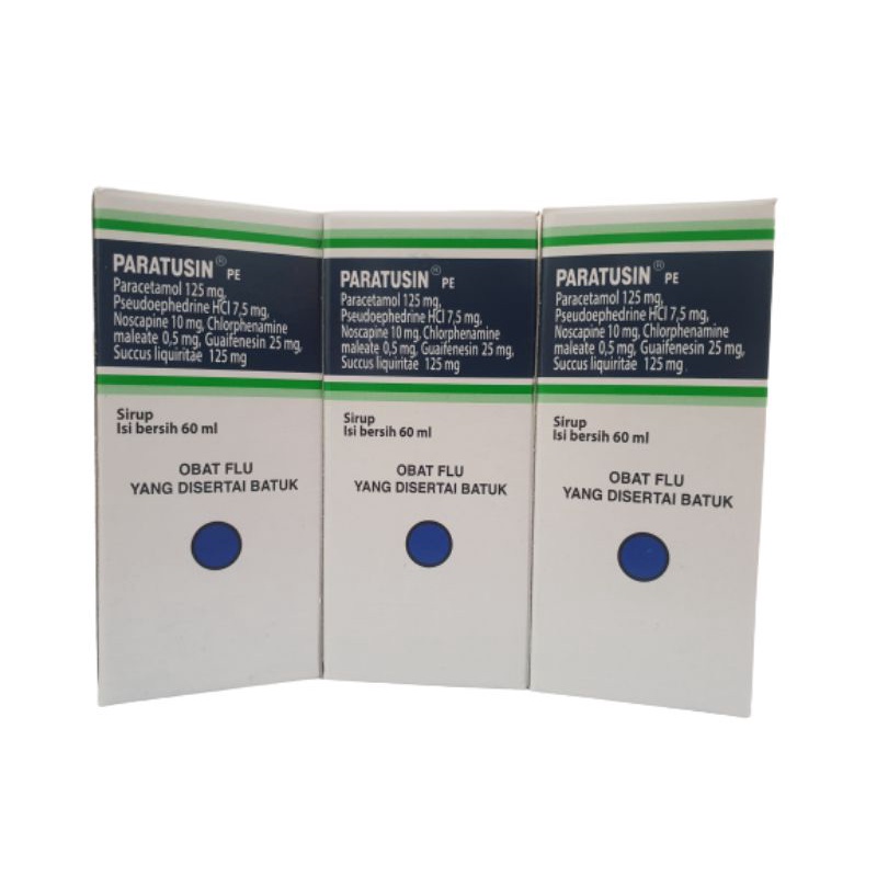 PARATUSIN SIRUP OBAT BATUK PILEK ANAK DAN DEWASA 60ML
