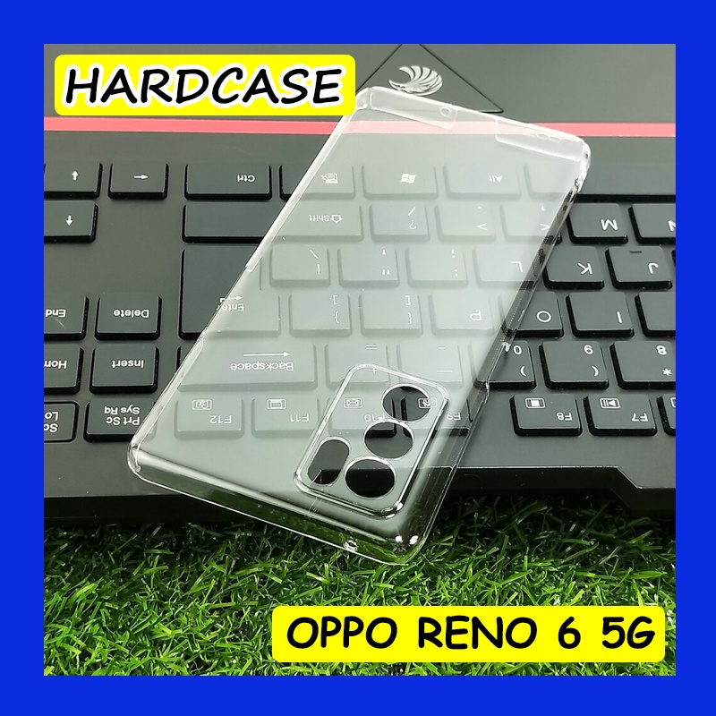 Oppo Reno 6 5G - Mika Transparan Clear Hard Case Hardcase Casing Cover Bening Keras