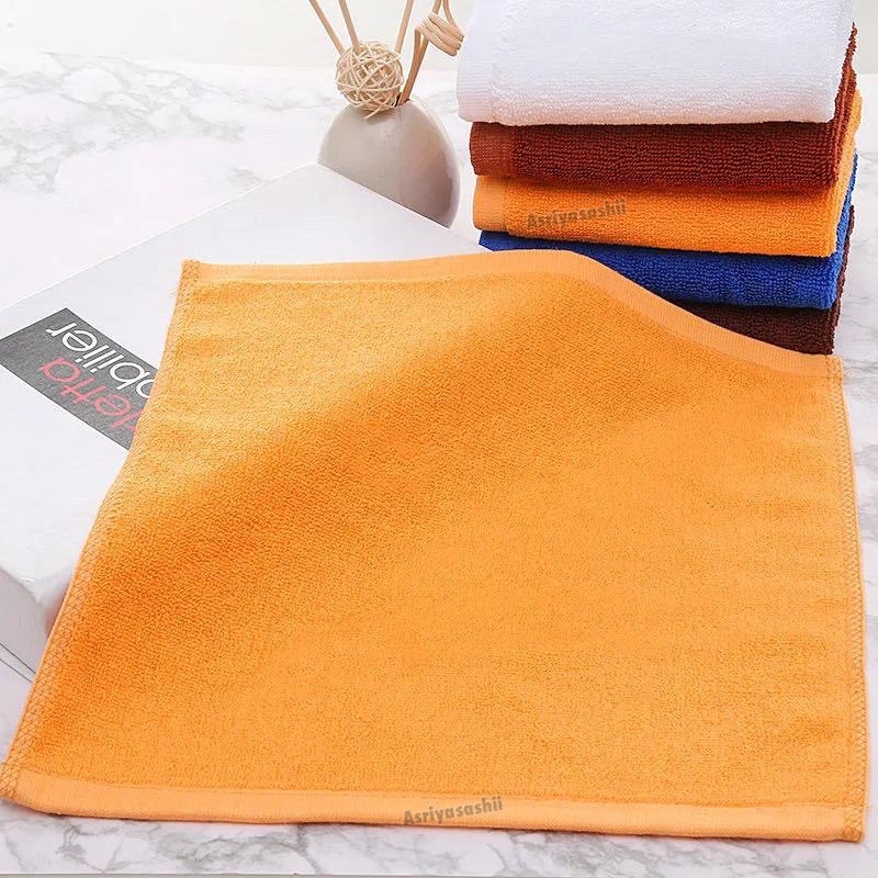 Handuk Sapu Tangan 30x30 Orange COTTON 100% Tebal Asriyasashii Termurah Terlaris