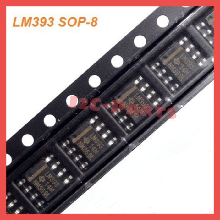 LM393 SMD IC LM393D LM393DR Dual Differential Comparator SOP-8