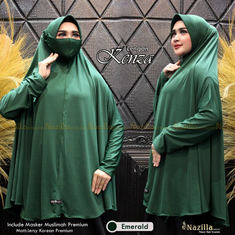 Jilbab kenza lengan Ori Nazilla
