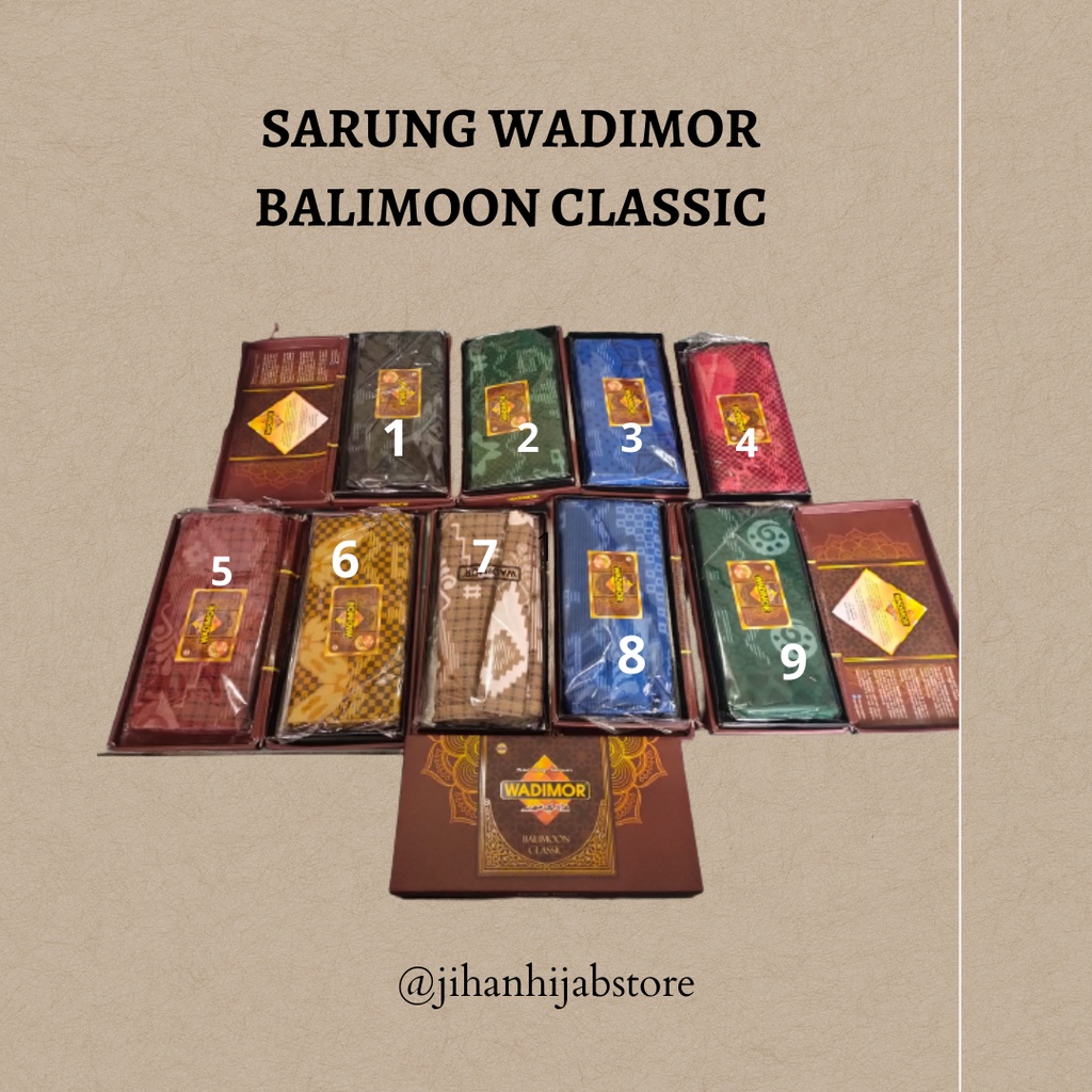 Sarung Wadimor Balimoon Classic
