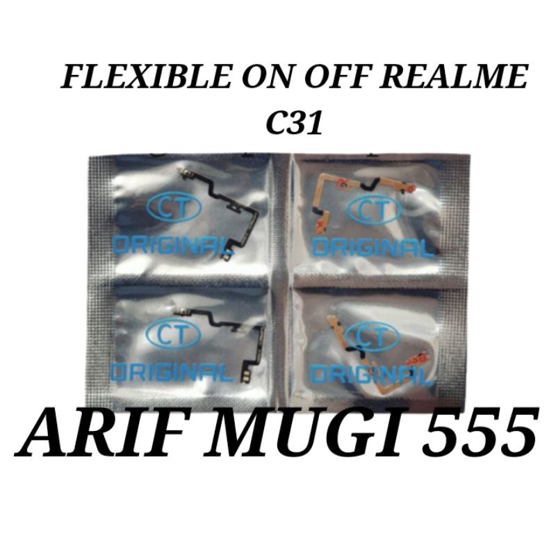 Flexible Flexible Tombol on off Realme C31 Original