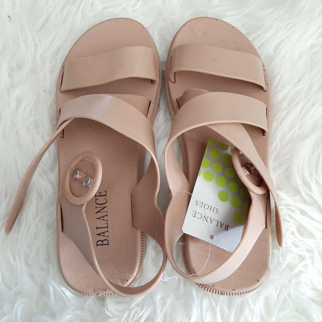 Sandal Gladiator Silang merek BALANCE Korea Style 3613 Import Premium-KHAKI