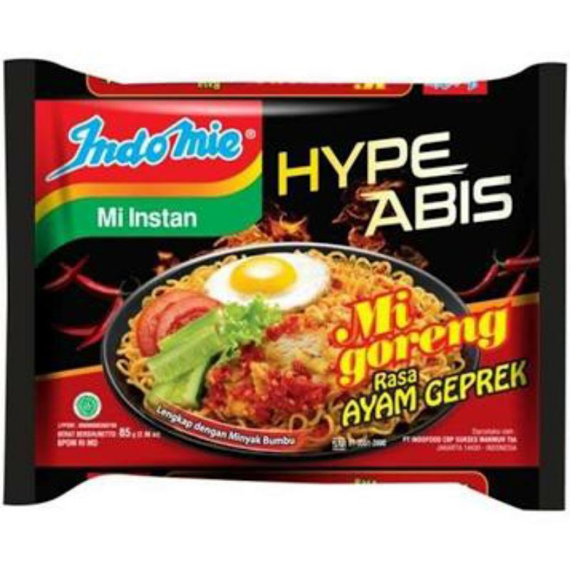 Indomie ayam geprek hype abis