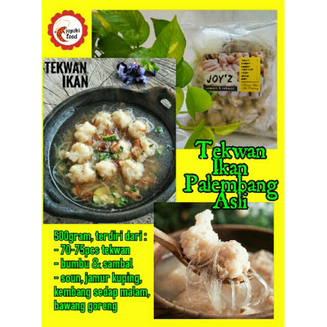 

Tekwan Ikan Asli Palembang 500gr