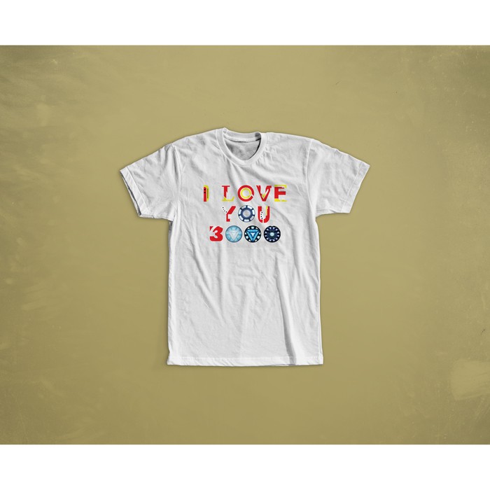 KAOS IRONMAN I LOVE YOU 3000