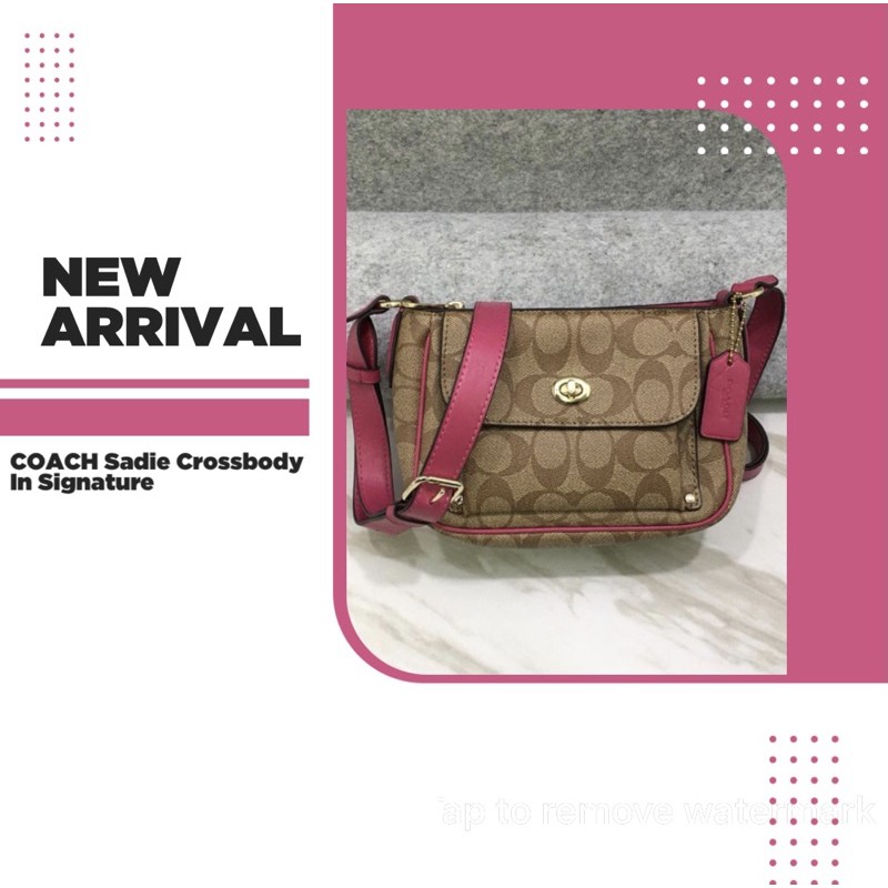 COACH Sadie Crossbody In Signature