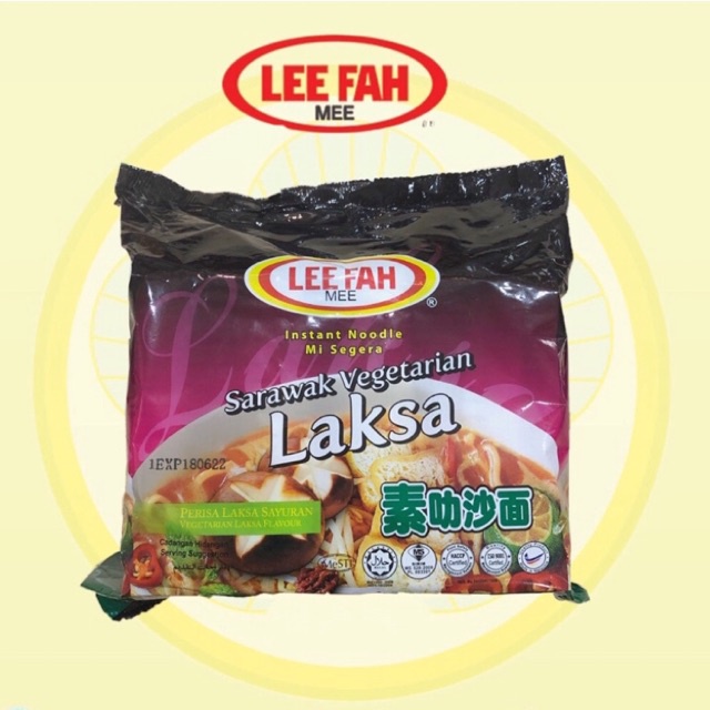 Mie Lee Fah Mee Sarawak Vegetarian Laksa