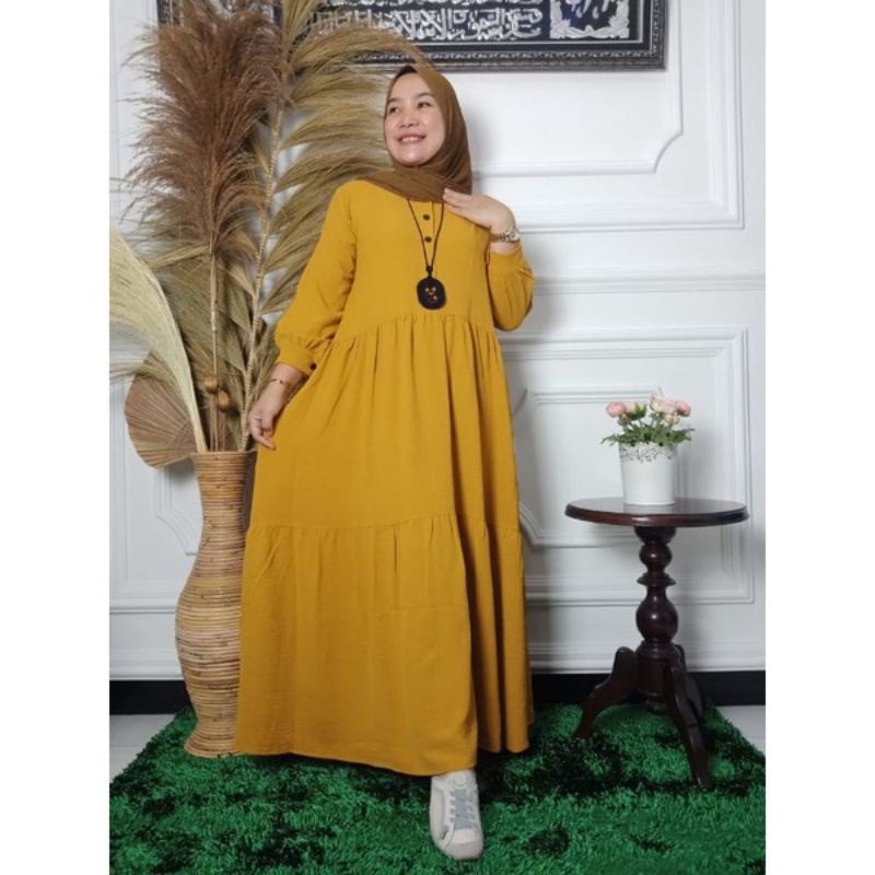 GAMIS KRINGKEL /GAMIS KRINGKEL SUSUN/GAMIS TERBARU/GAMIS BUSUI