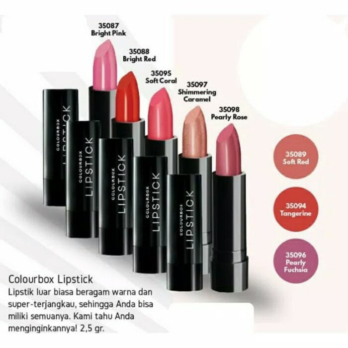 Colourbox Lipstick - Lipstik Mini - Tangerine Oriflame + Bonus ©URAAA ©URAAA