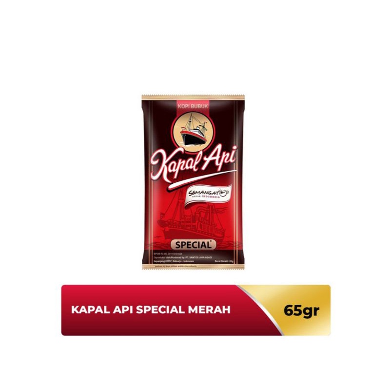 

Kapal Api Kopi Bubuk Instan Special 65 g