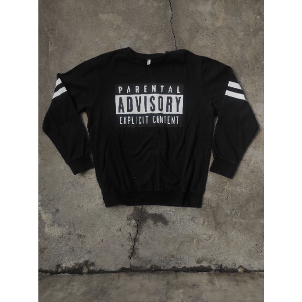 Parental advisory crewneck