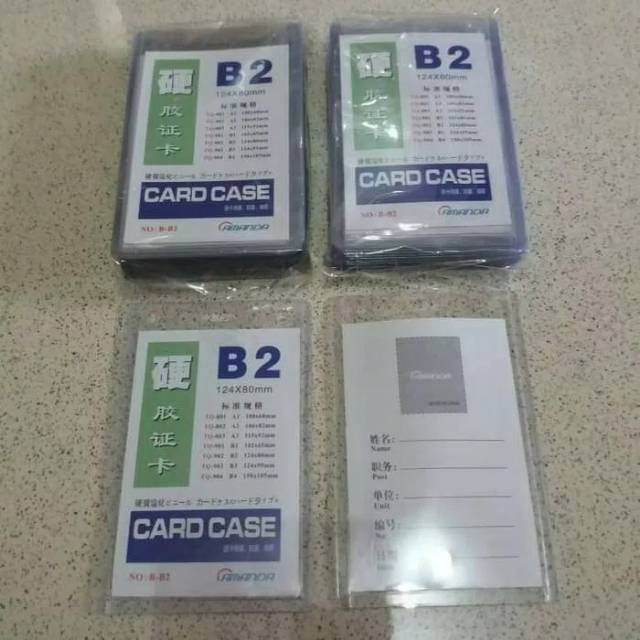 

Plastik ID Card B2 / Card Case Plastik Panitia B2