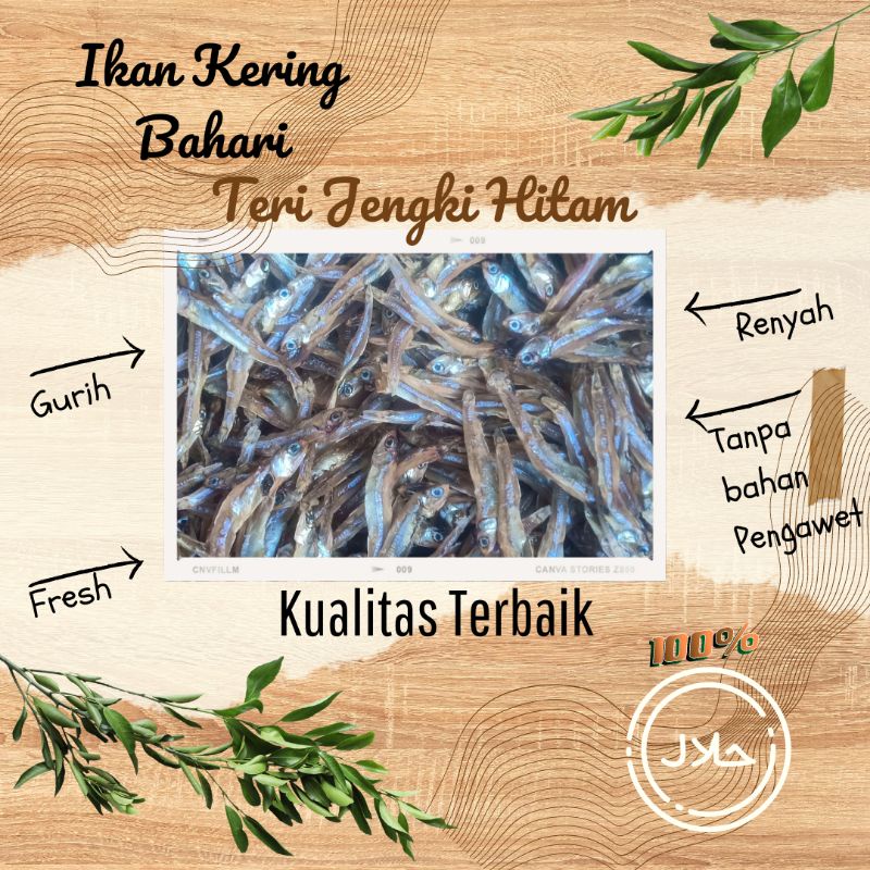 

[TERBARU] TERI JENGKI TAWAR (Tidak Asin) GURIH ENAK