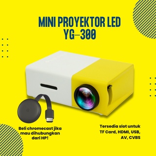 Mini Proyektor LED YG300 / YG-300 / YG 300 LCD Portable Projector Home