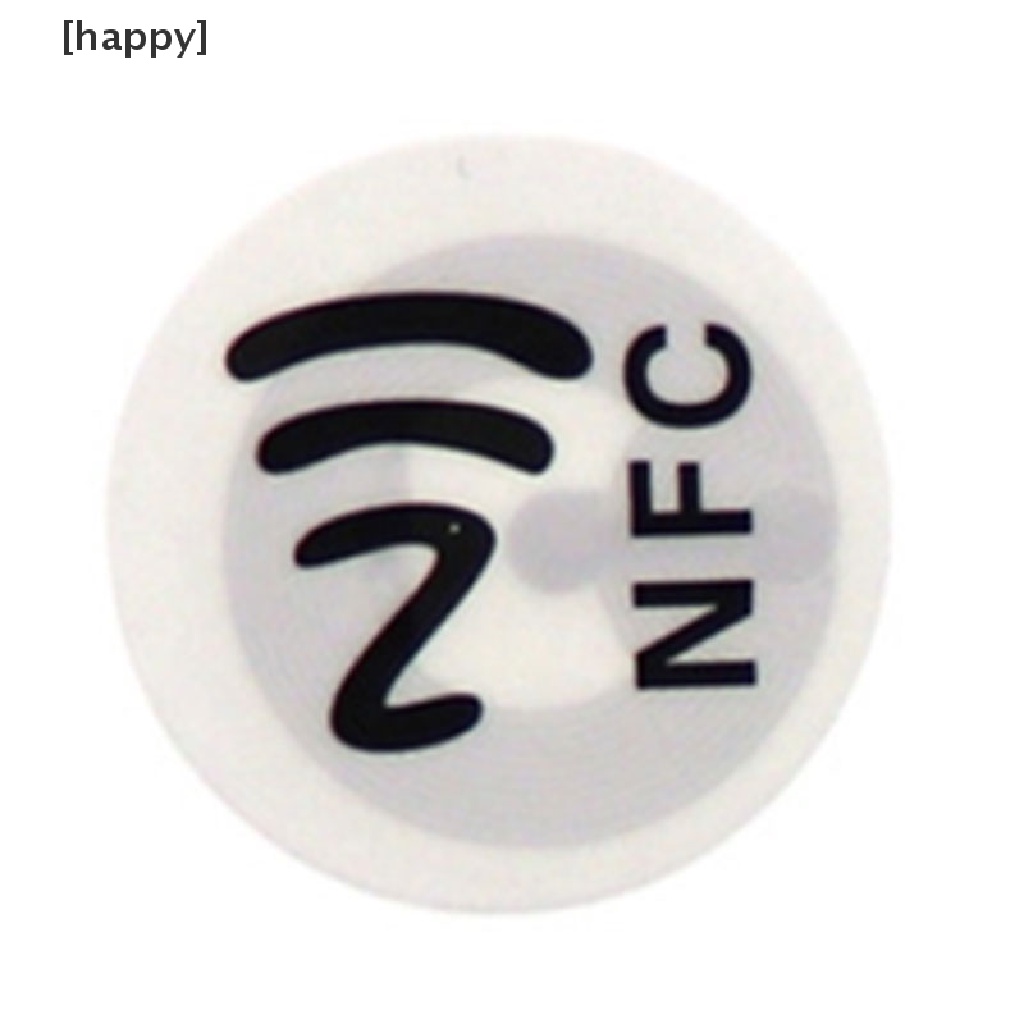 Ha 1pc Stiker Nfc Smart Ntag213 Bahan Pet Anti Air Untuk Semua Jenis Smartphone