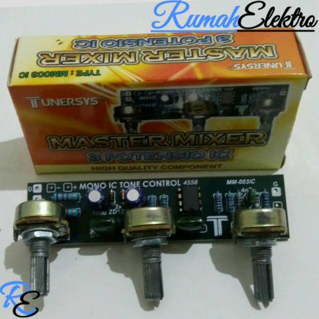 Kit Master Mixer 3 Pot IC 4558