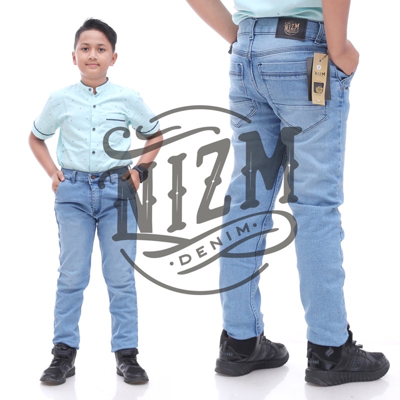 NIZMDENIM CELANA JEANS ANAK LAKI - LAKI USIA 1-15 TAHUN TERBARU TERLARIS MURAH