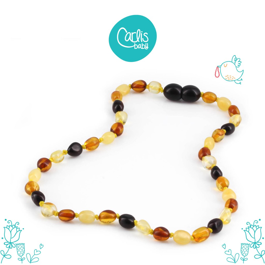 XO54M2Y Kalung Amber Tumbuh Gigi Bayi By Carlis Baby