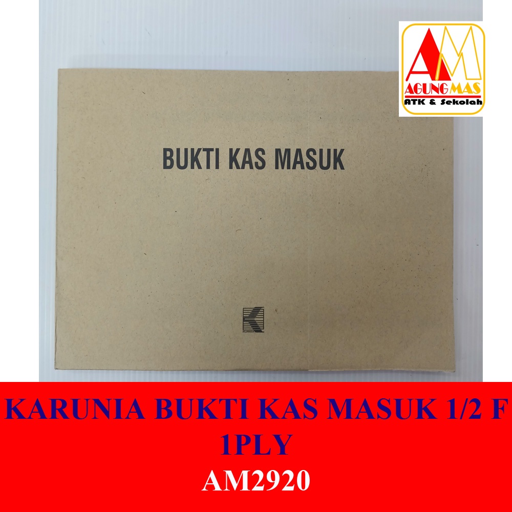 

KARUNIA BUKTI KAS MASUK 1/2F 1 RANGKAP