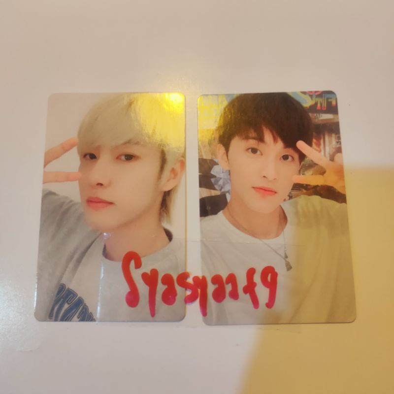 Renjun Mark Poca Photocard PC Hello Future Benefit Fansign Yizhiyu 2ab