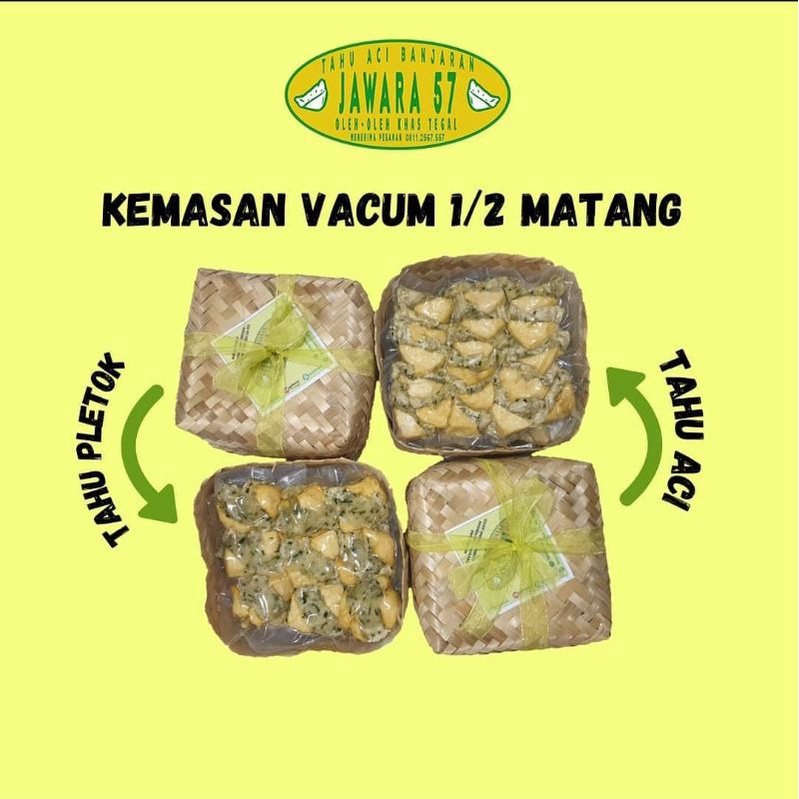 

Tahu Aci Jawara 57 | Tahu Pletok Tegal