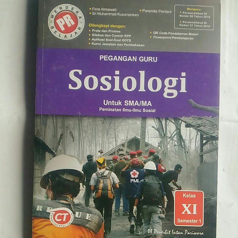 Buku PR peg guru Sos kls XI sem 1 2020