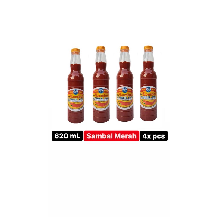 

Saos/Saus Lombok 600 mL ( Sumber Jaya ) - Multipack 4 pcs