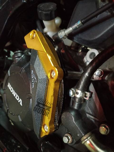 Cover engine cnc honda cbr facelift cb old cbr new sonic supra gtr dll 2tone cnc cover mesin