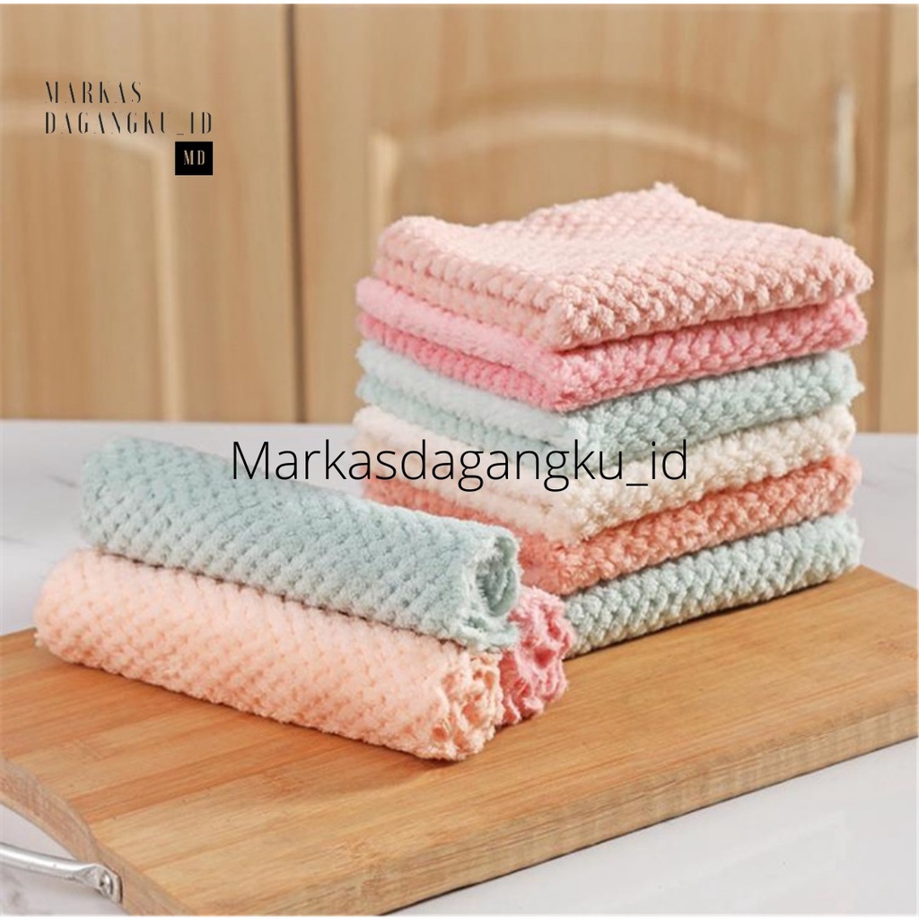 Kain Lap Microfiber Anti Lengket Ukuran 30x30 Premium Quality