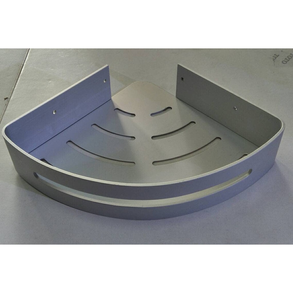 Rak Sampo / Rak Bumbu / Tempat Sabun Sudut Aluminium