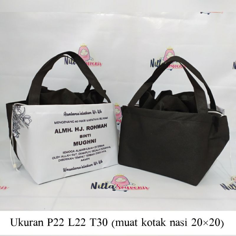 

tas souvenir khajatan tahlilan 40 harian mengenang kematian