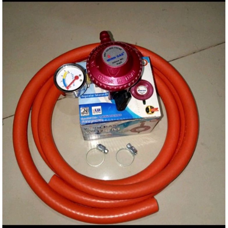 1 set selang dan regulator winn Gas W18M
