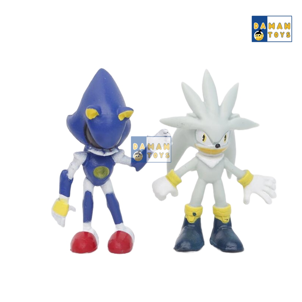 Mainan Sonic The Hedgehog 2 Figure Pajangan Shadow The Hedgehog Topper Cake Kue