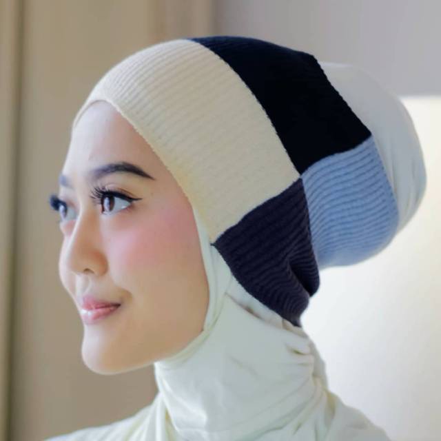 PROMO HARI INI!! - TERMURAH!! Ciput Rajut 4 Warna SALUR / Ciput Bandana Rajut / Ciput Lamia