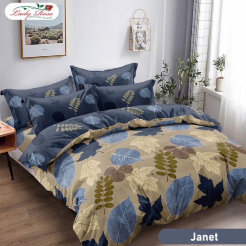 BEDCOVER SET QUEEN LADY ROSE JANET 160x200 CM - LADY ROSE SET QUEEN