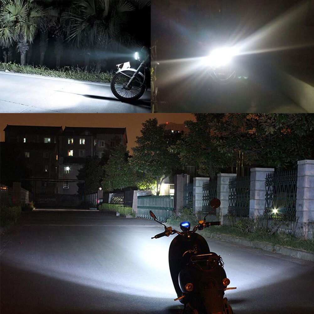 Lampu Depan Motor Led Superterang H4 Lampu Motor Headlight LED Hs1 6W 6500K 1 PCS