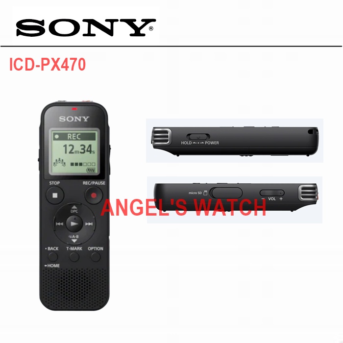 angelswatch voice recorder sony icd px-470 ICD-PX470 VOICE RECORDER ALAT PEREKAM SUARA